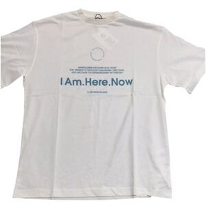 Active After Coffee “I Am. Here. Now.” T-Shirt – XL Unisex Mindful Tee Graphic
